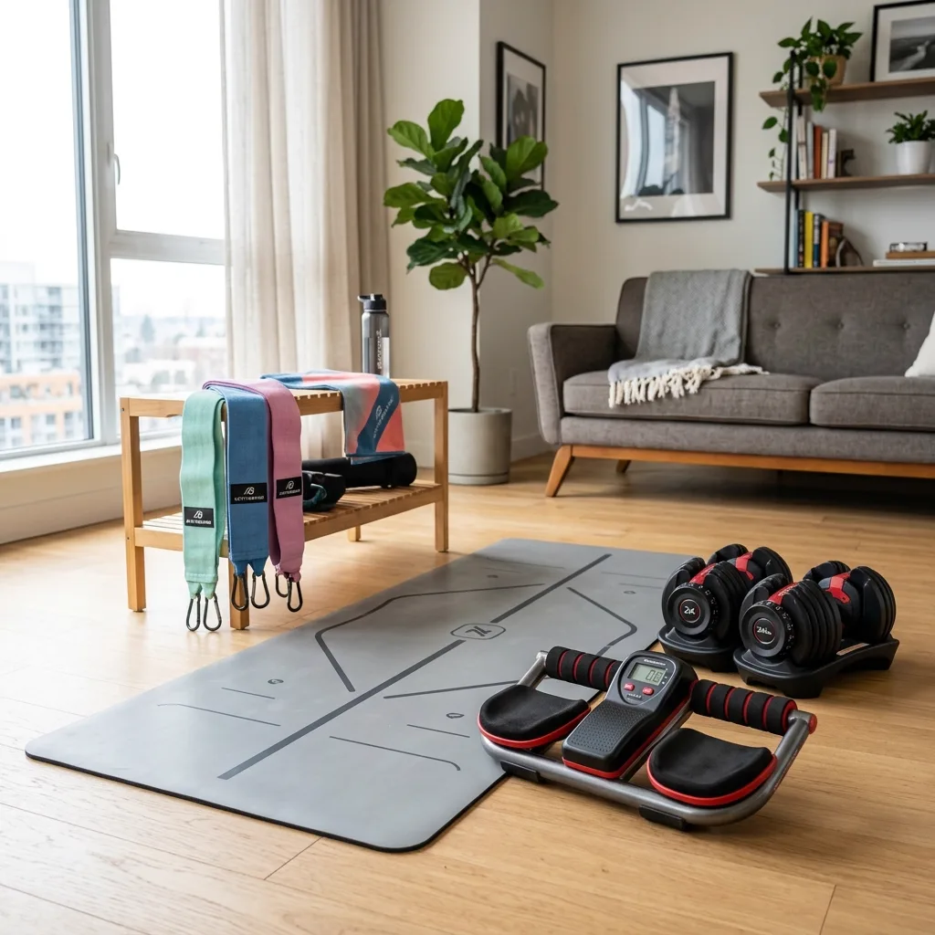 สร้าง Home Gym ในพื้นที่จำกัด: รวม 4 ไอเทมดัมเบลปรับน้ำหนัก ล้อกลิ้งรีบาวด์ เสื่อโยคะ และยางยืด ปั้นหุ่นเฟิร์มได้ที่บ้าน